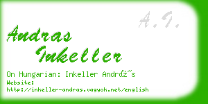 andras inkeller business card